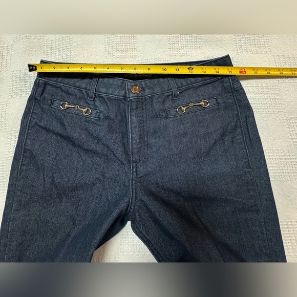 George Designs by Mark Eisen Denim Capri Sz 8 - Picture 9 of 10